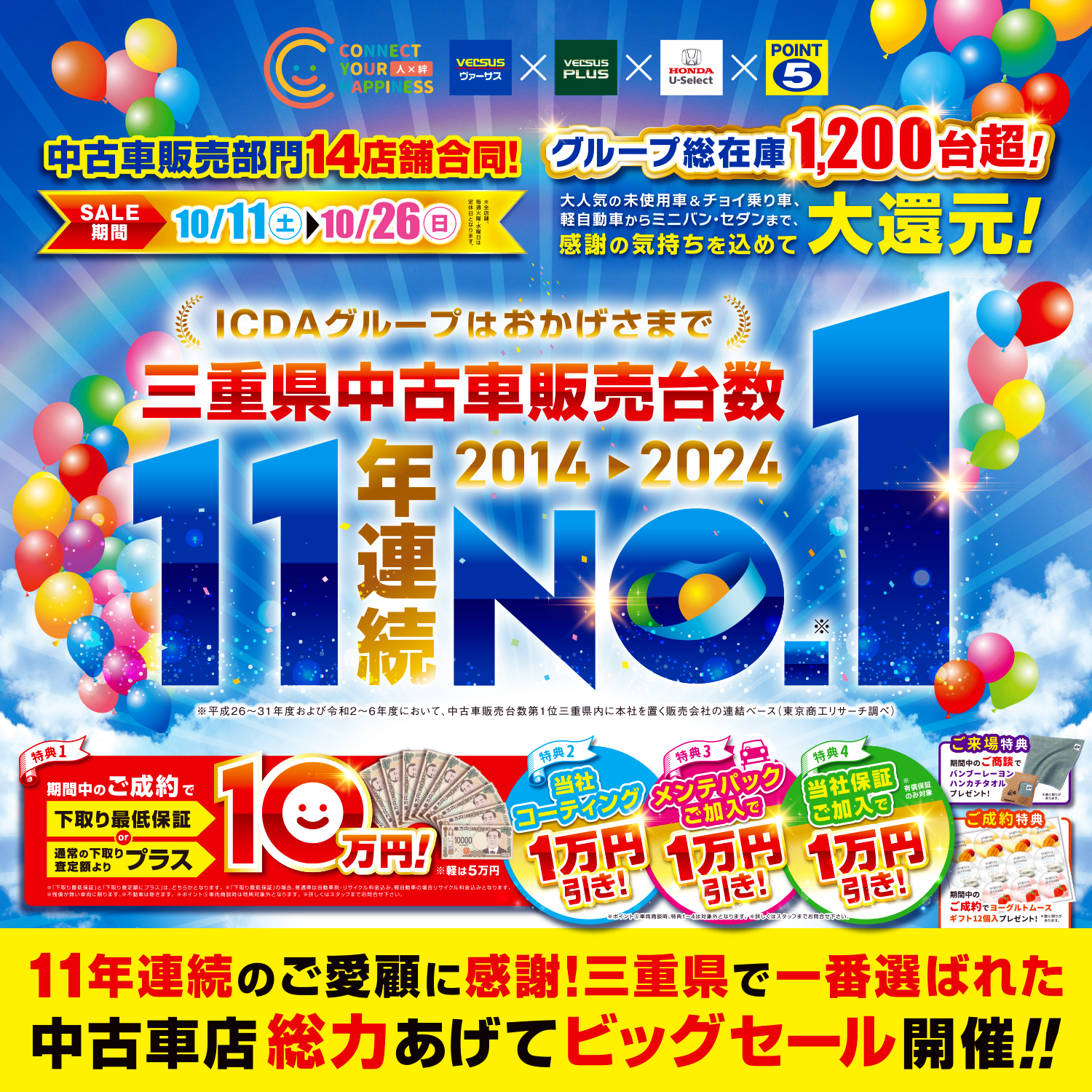 11年連続No,1